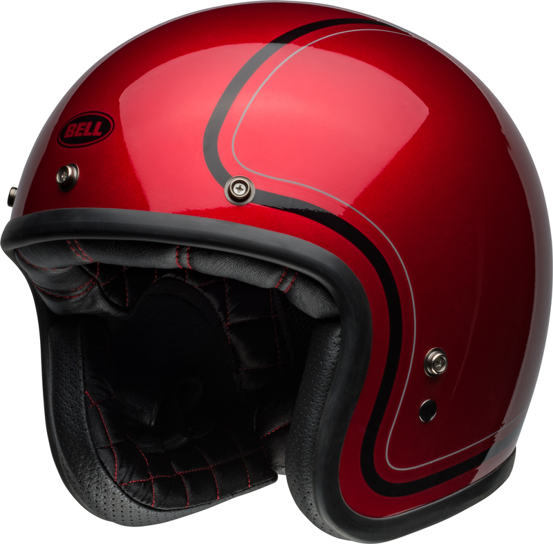 Koop Bell Custom 500 Chief Gloss Candy Red voordelig via classictours.nl