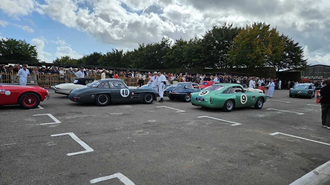 Classic Tours Goodwood pitlane